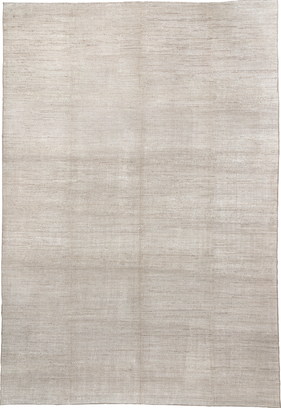 18' x 26' one-of-a-kind handmade vintage Tulu oversize rug. Color palette: gray, light gray, linen, off-white, pink