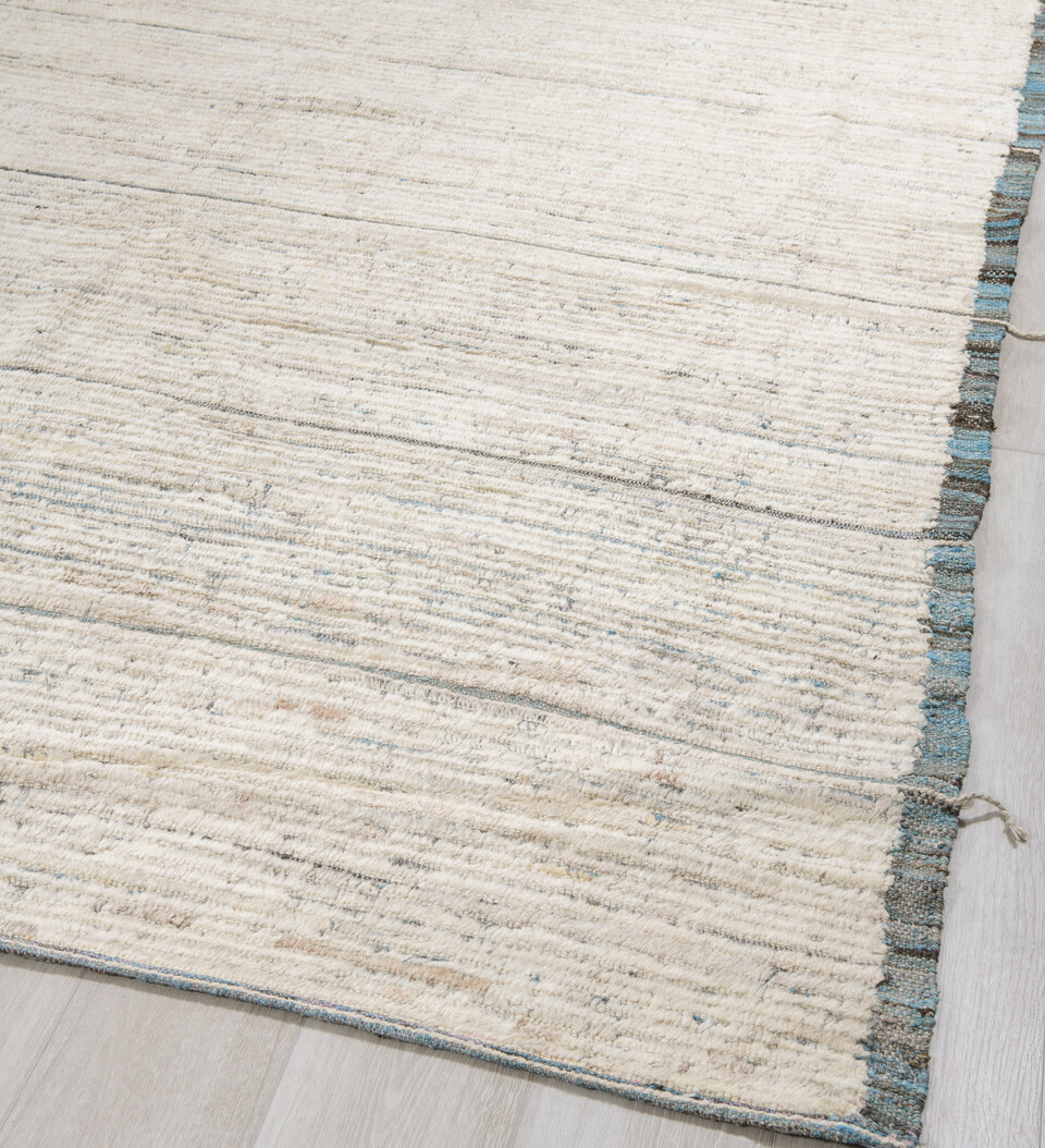 11' x 12' one-of-a-kind handmade vintage Tulu oversize rug. Color palette: black, dark gray, dim gray, gray, light gray