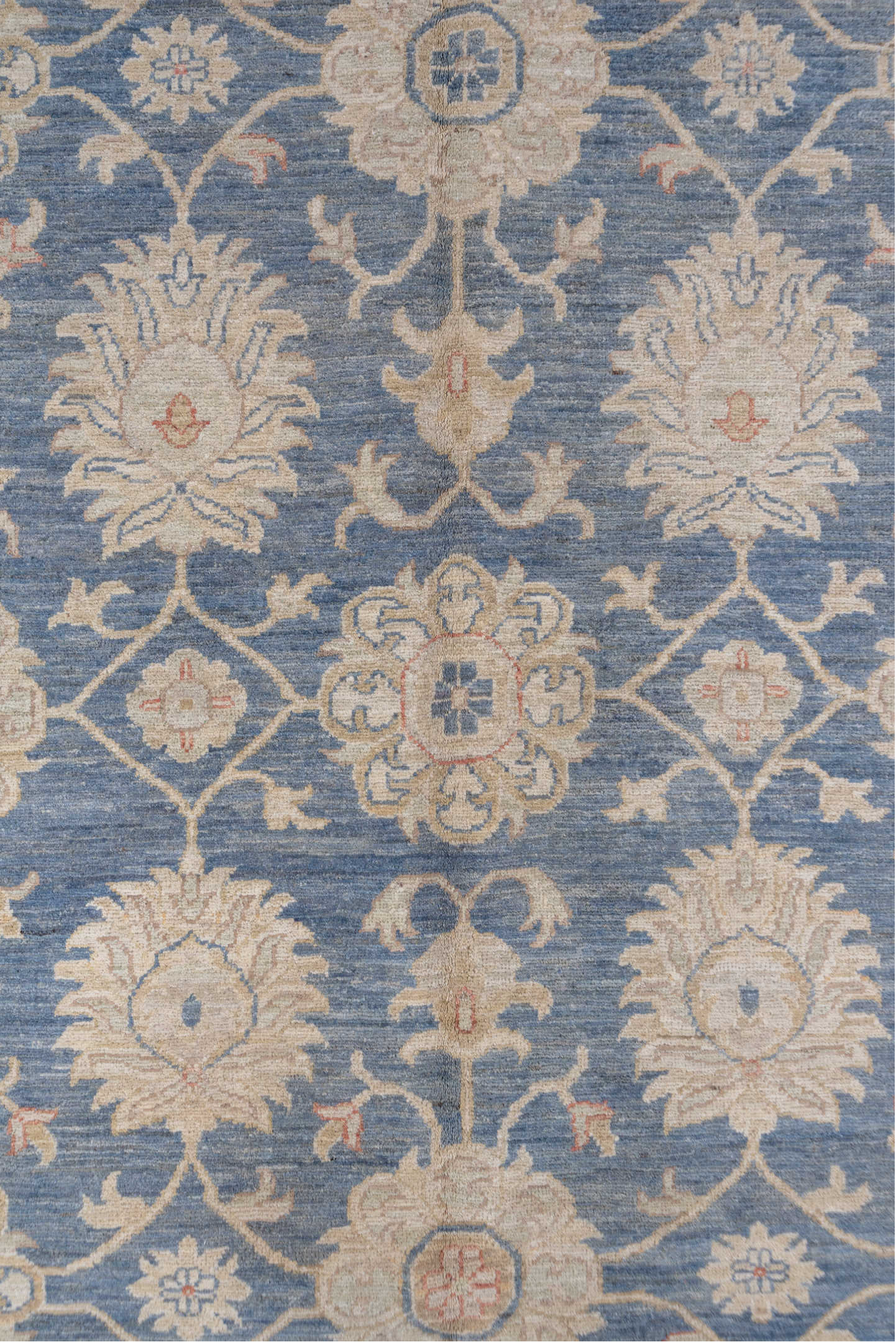 9' x 12' one-of-a-kind handmade vintage Afghan large size rug. Color palette: brown, gray, light gray, off-white, pink