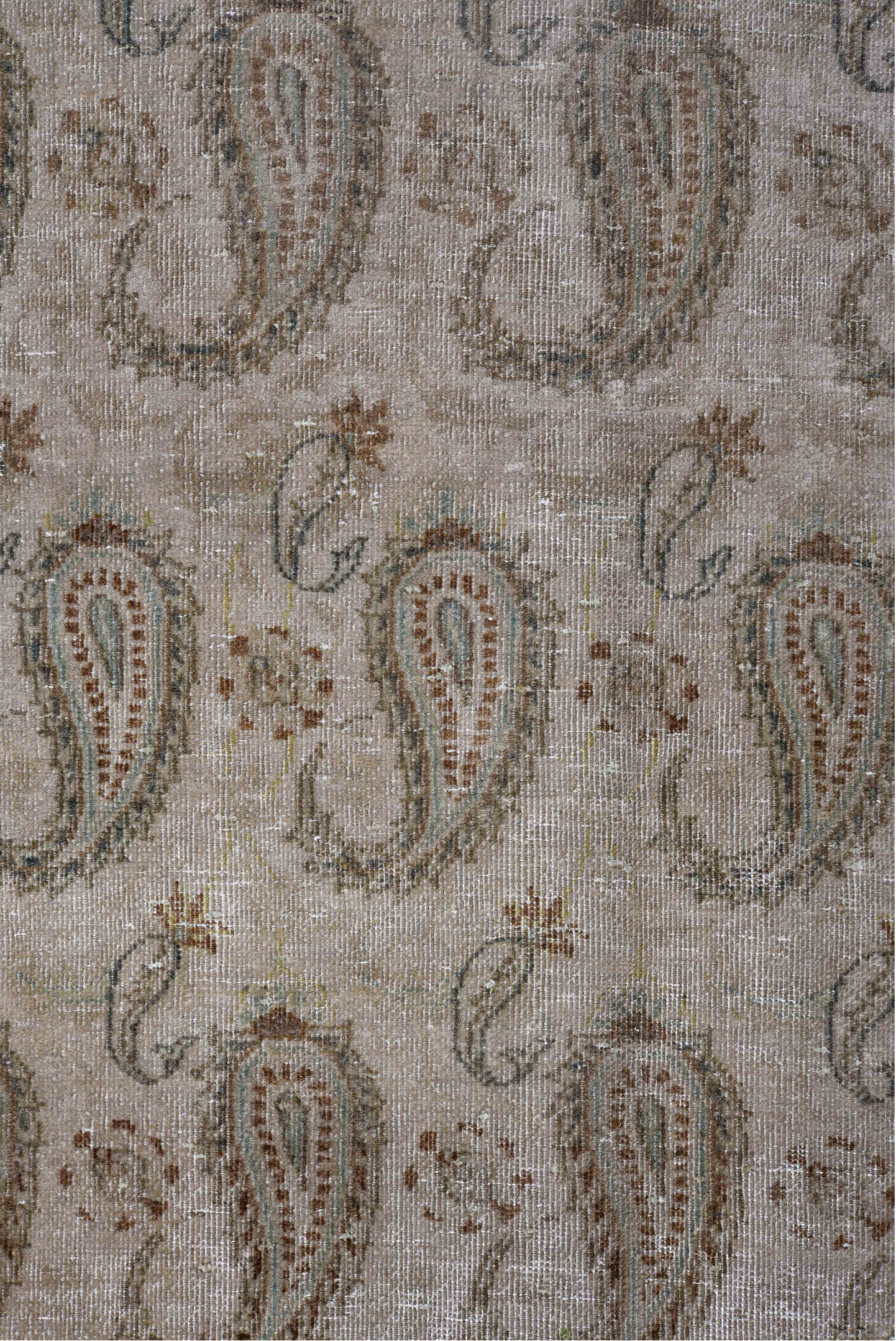 9' x 13' one-of-a-kind handmade vintage Sivas large size rug. Color palette: black, blue, brown, charcoal, dim gray, fiord