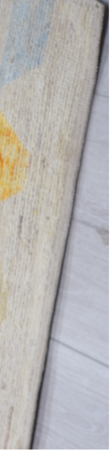 9' x 11' one-of-a-kind handmade vintage Tulu large size rug. Color palette: brown, dark gray, dim gray, gainsboro, gray