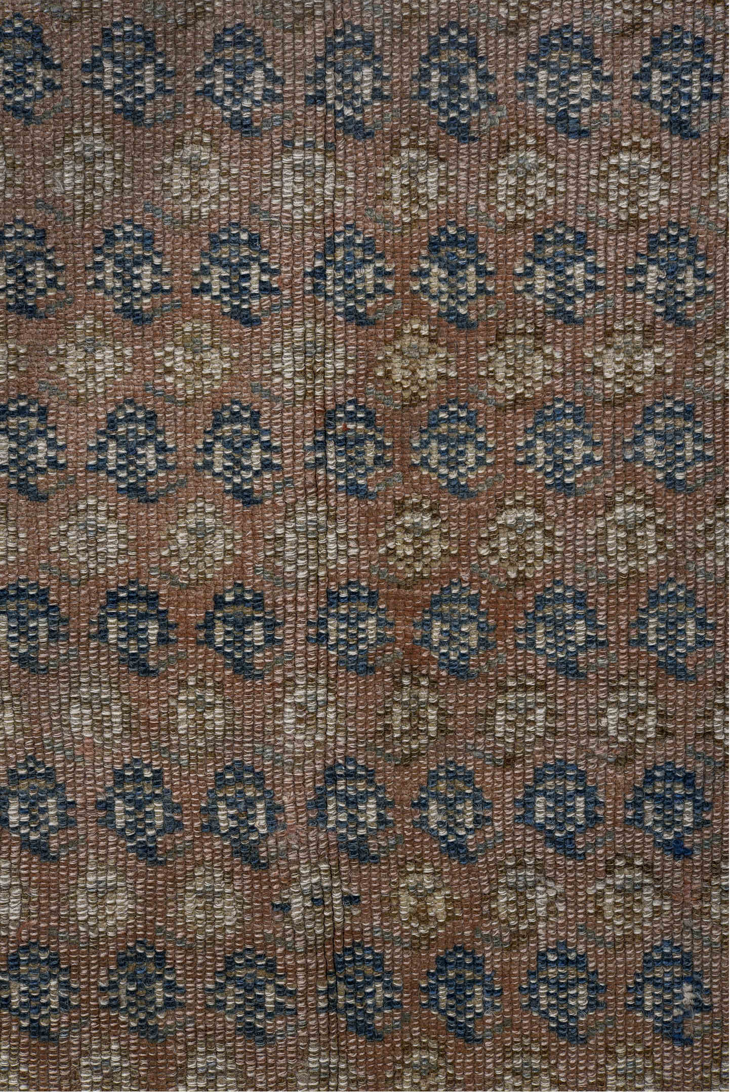 2' x 13' one-of-a-kind handmade vintage Kurd runner rug. Color palette: black, brown, charcoal, gray, light gray, off-white