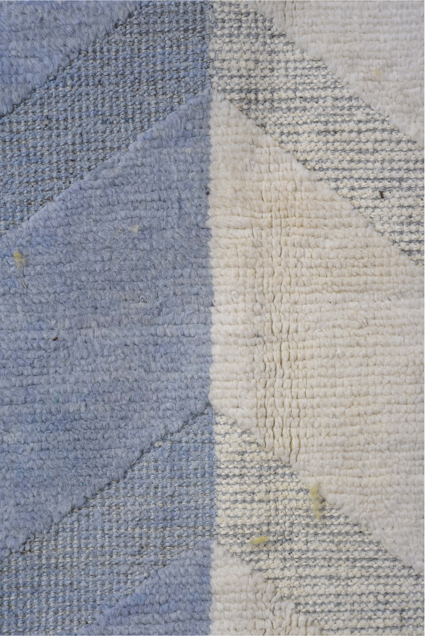 6' x 10' one-of-a-kind handmade vintage Tulu large size rug. Color palette: blue, brown, dark gray, dim gray, fiord