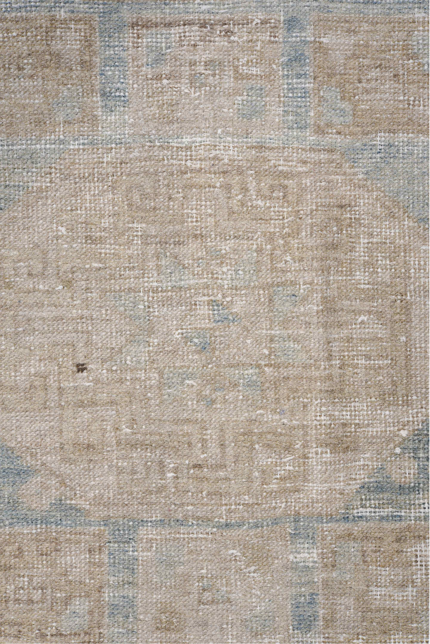 3' x 9' one-of-a-kind handmade vintage Oushak runner rug. Color palette: dark gray, dim gray, gainsboro, gray, light gray