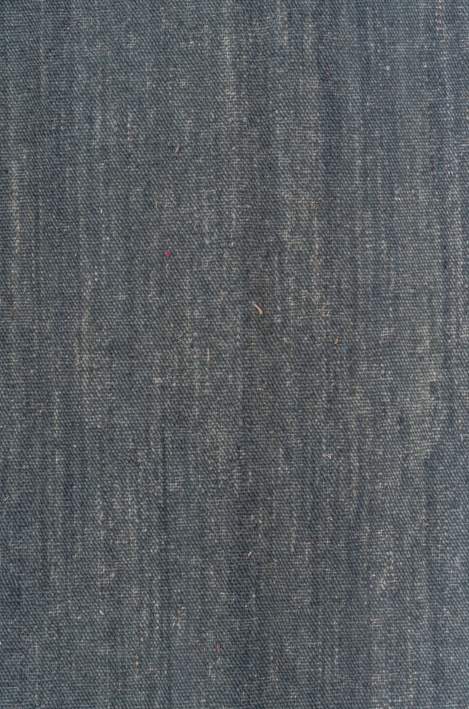 10' x 12' one-of-a-kind handmade vintage Kilim large size rug. Color palette: blue, dim gray, gray