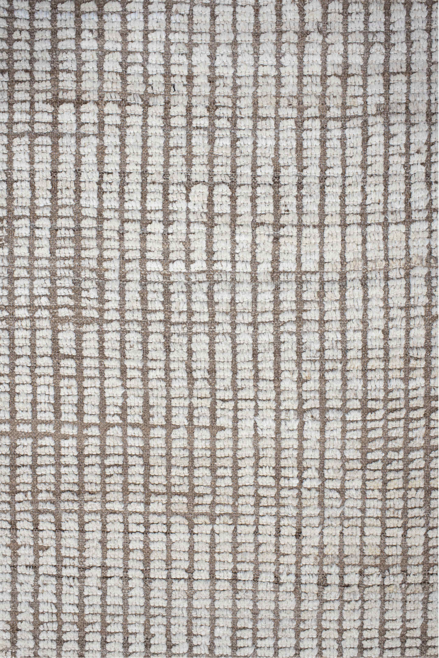 3' x 17' one-of-a-kind handmade vintage Tulu runner rug. Color palette: gainsboro, gray, light gray, linen, off-white, pink
