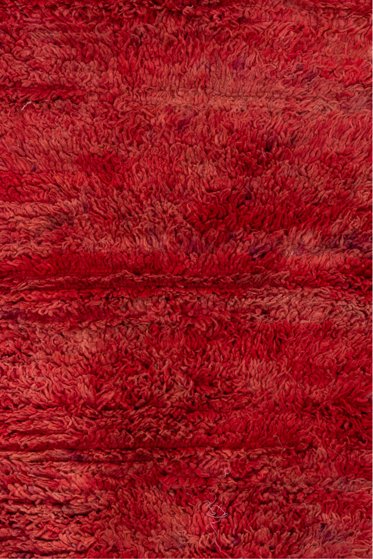 3' x 8' one-of-a-kind handmade vintage Moroccan runner rug. Color palette: brown, off-white, pink, red, snow, white