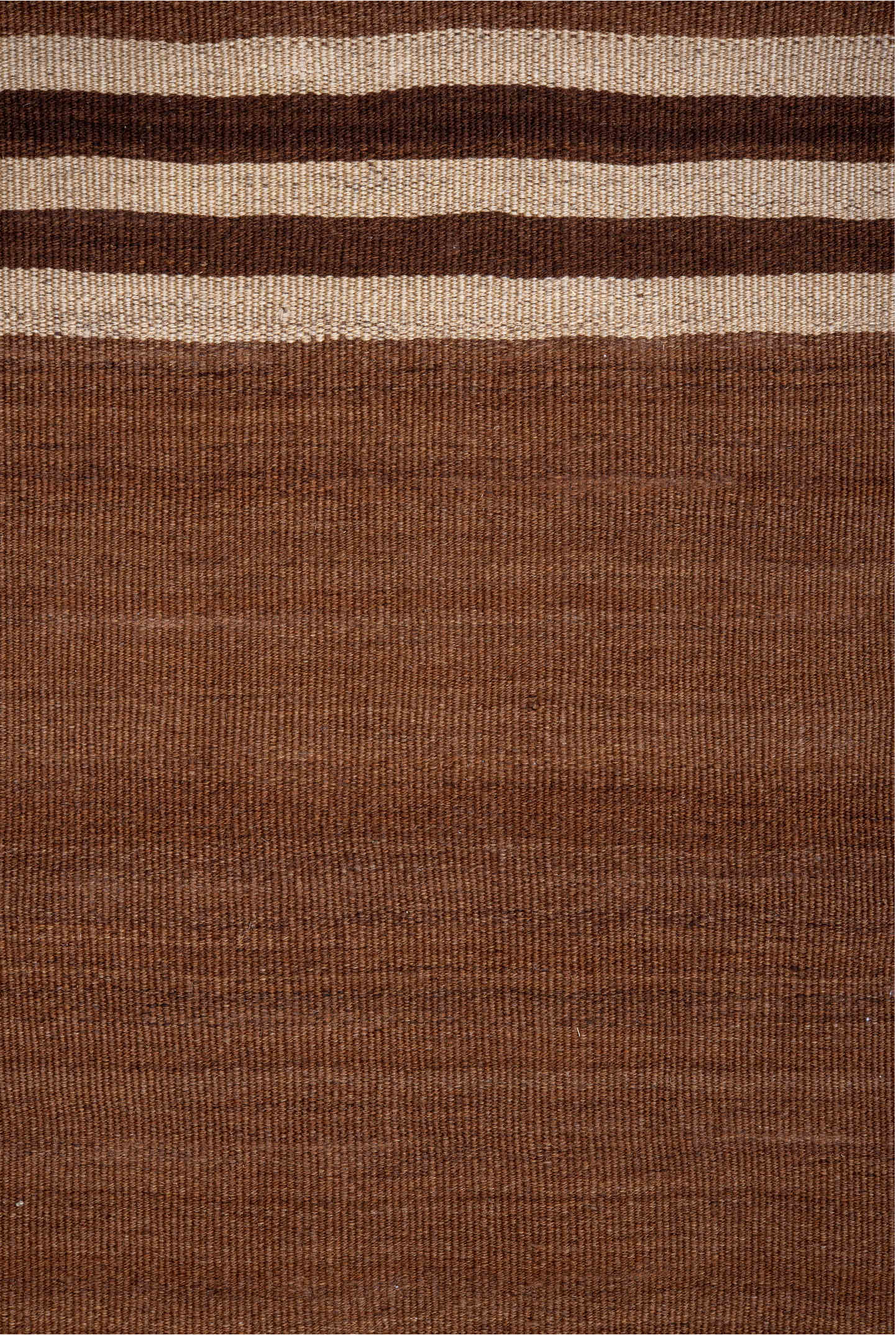 8' x 10' one-of-a-kind handmade vintage Kilim large size rug. Color palette: brown, gray, off-white, pink