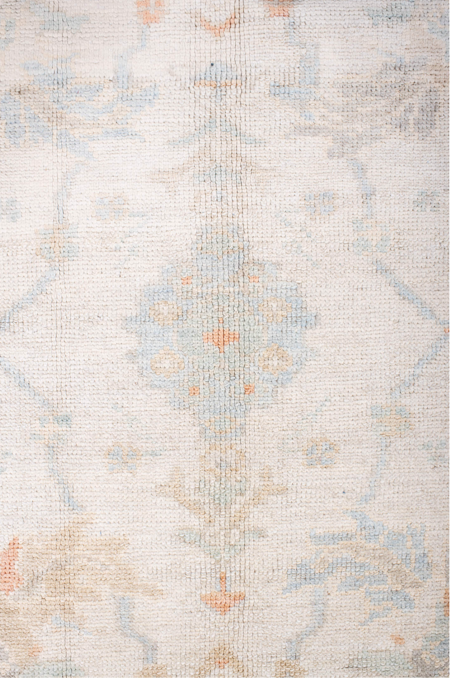 8' x 10' one-of-a-kind handmade vintage Oushak large size rug. Color palette: brown, dark gray, gainsboro, gray, light gray