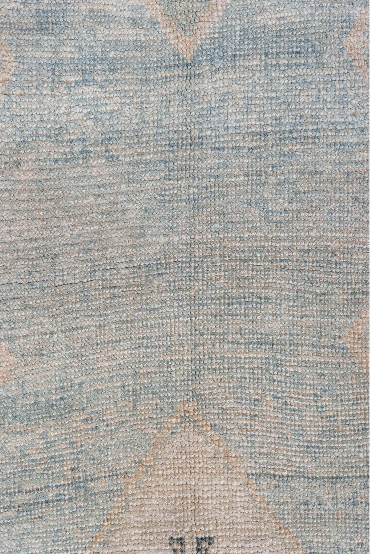 4' x 6' one-of-a-kind handmade vintage Gabbe small size rug. Color palette: blue, brown, dark gray, dim gray, gainsboro