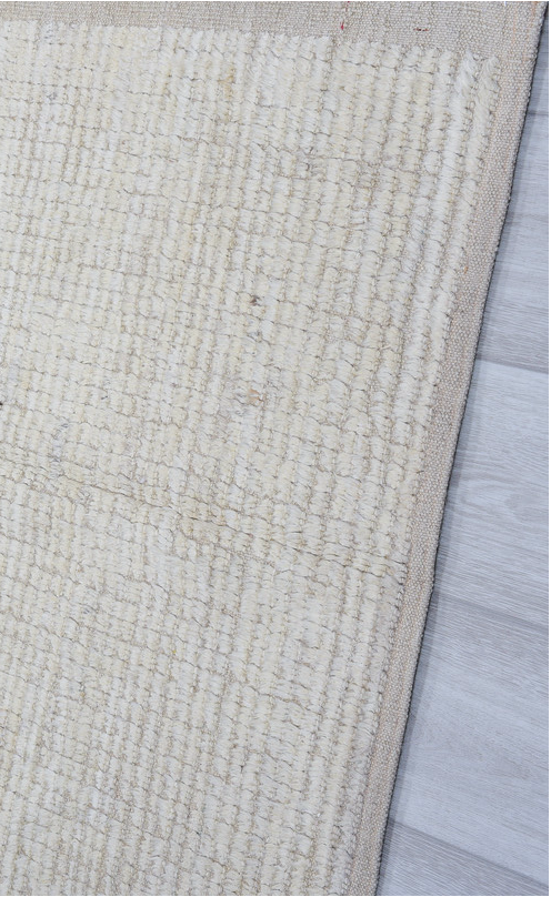 3' x 10' one-of-a-kind handmade vintage Tulu runner rug. Color palette: blue, dark gray, dim gray, gainsboro, gray