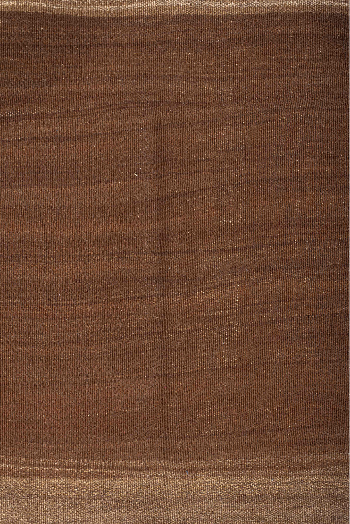 9' x 12' one-of-a-kind handmade vintage Kilim large size rug. Color palette: brown, gray, light gray, off-white, pink