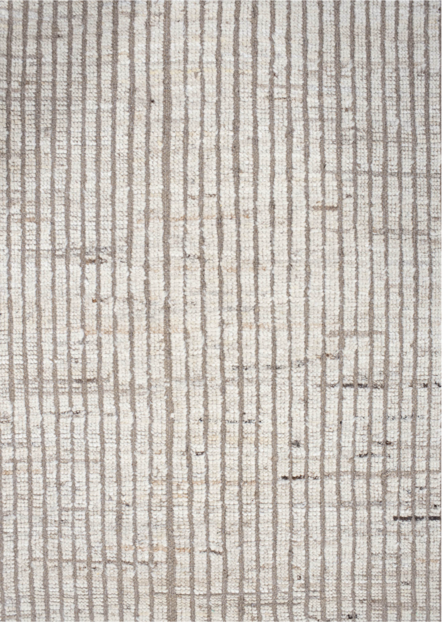 8' x 9' one-of-a-kind handmade vintage Tulu rug. Color palette: gray, off-white, light gray, pink, seashell, floral white