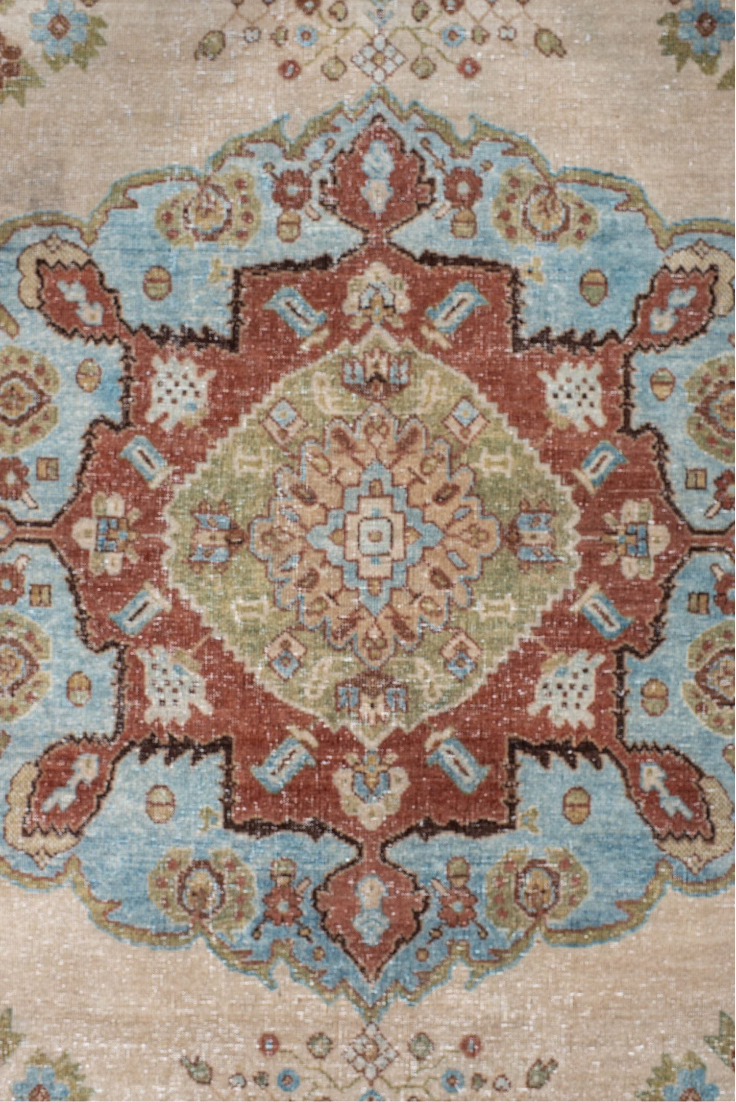 4' x 5' one-of-a-kind handmade vintage Afshar small size rug. Color palette: pink, brown, off-white, light gray, gray, blue