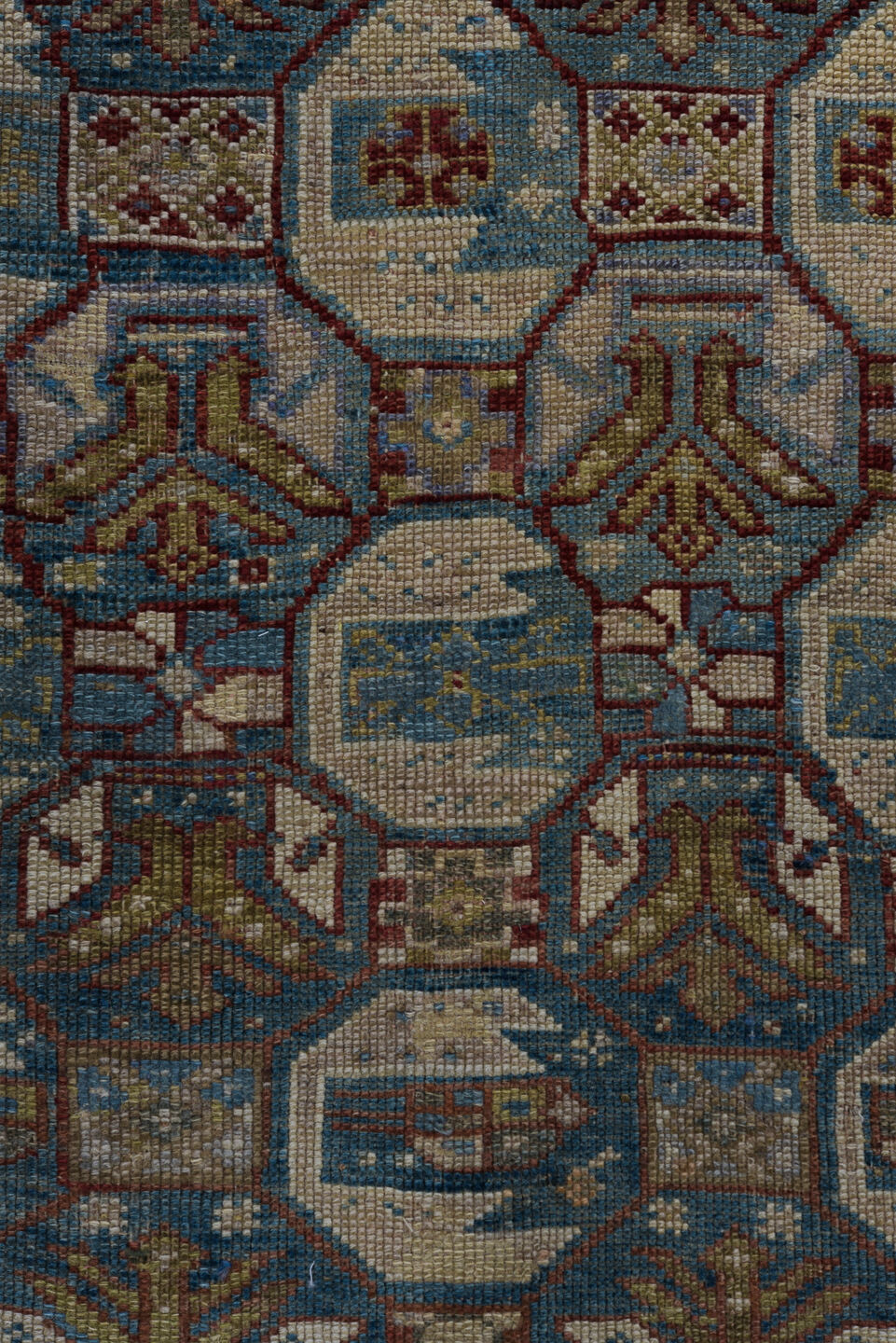 3' x 5' one-of-a-kind handmade vintage Caucasian small size rug. Color palette: black, brown, charcoal, dim gray, gray