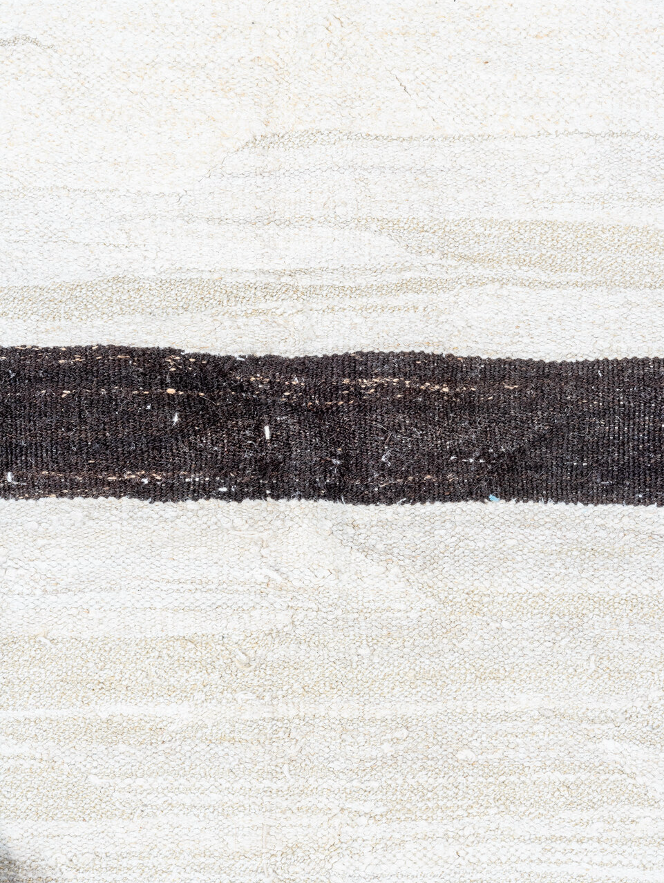 10' x 12' one-of-a-kind handmade vintage Kilim large size rug. Color palette: dark gray, dim gray, gainsboro, ghost white