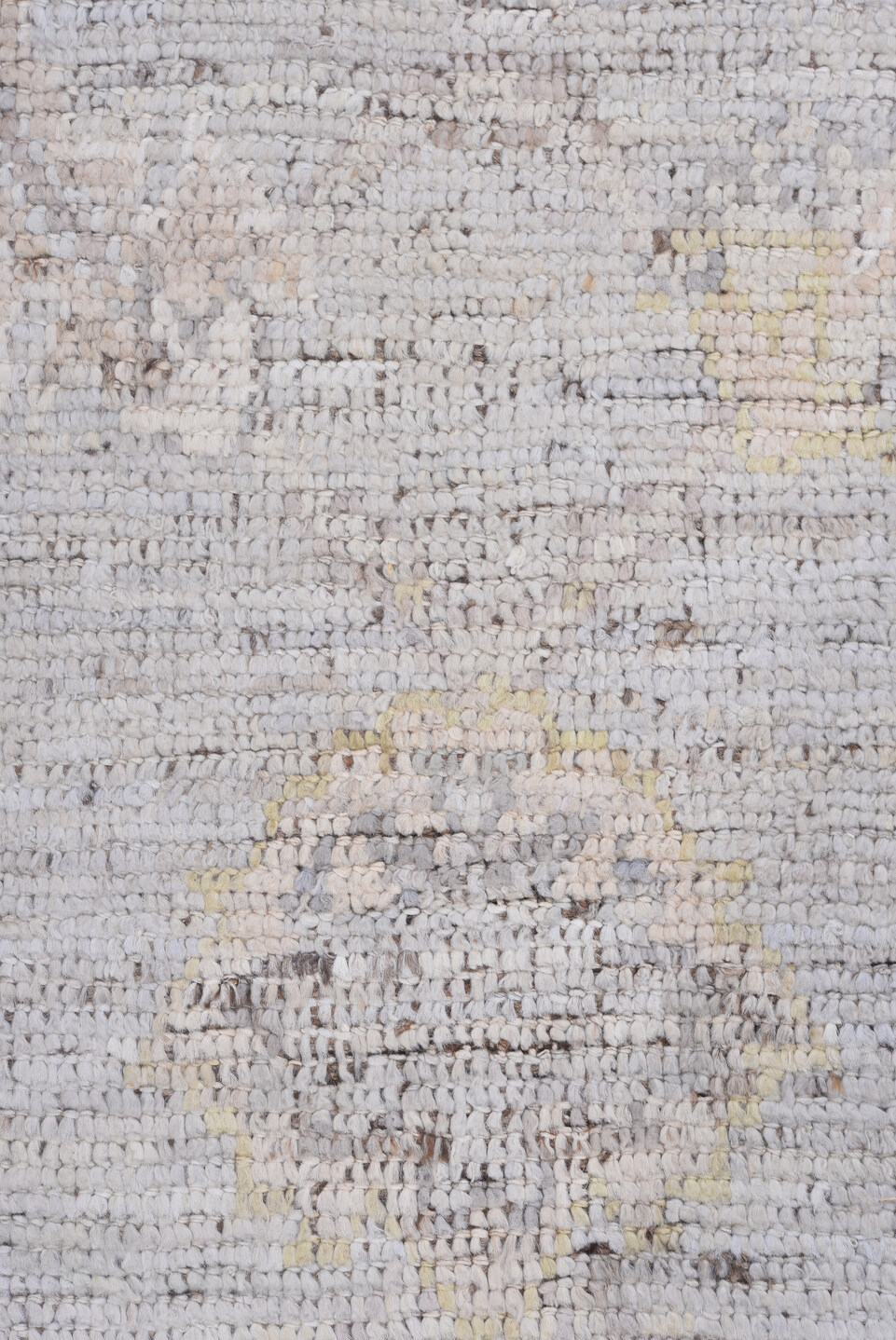 8' x 10' one-of-a-kind handmade vintage Tulu large size rug. Color palette: dark gray, dim gray, gainsboro, gray, light gray