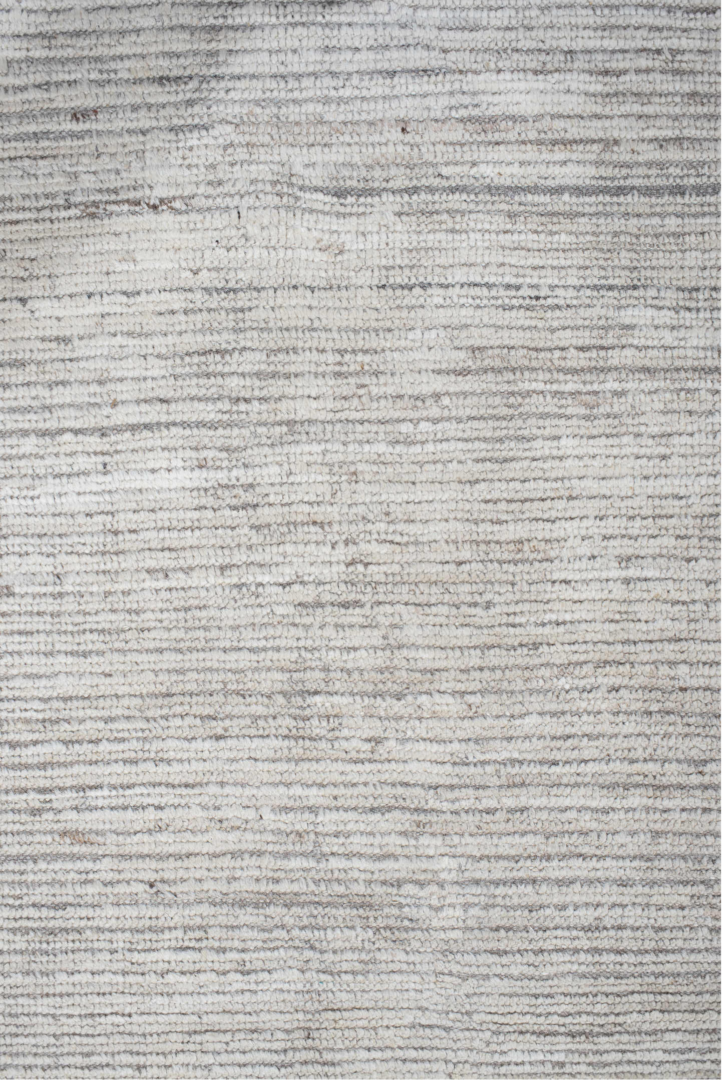 8' x 9' one-of-a-kind handmade vintage Tulu rug. Color palette: gray, light gray, off-white, silver, gainsboro, dark gray