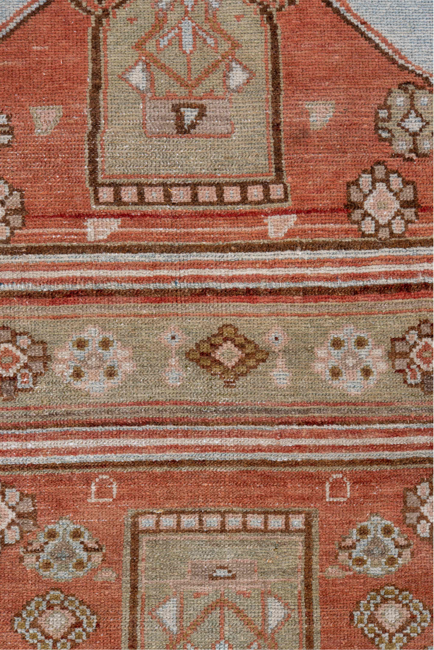 4' x 7' one-of-a-kind handmade vintage Malayer rug. Color palette: black, brown, charcoal, dark gray, dim gray, gray