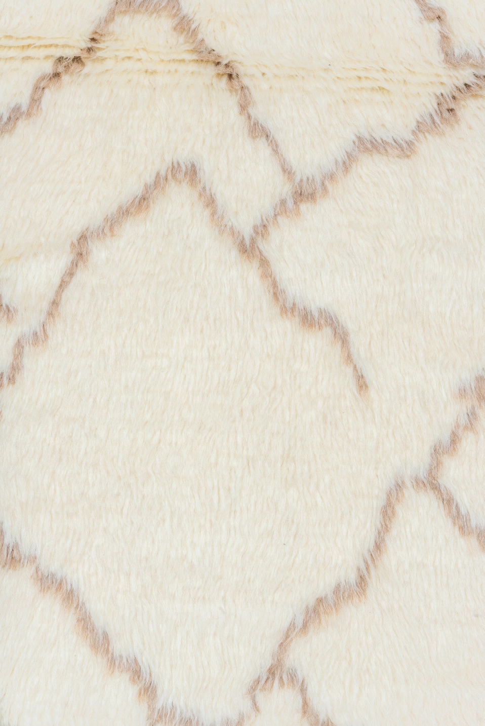 2' x 12' one-of-a-kind handmade vintage Moroccan runner rug. Color palette: antiquewhite, beige, brown, gray, ivory