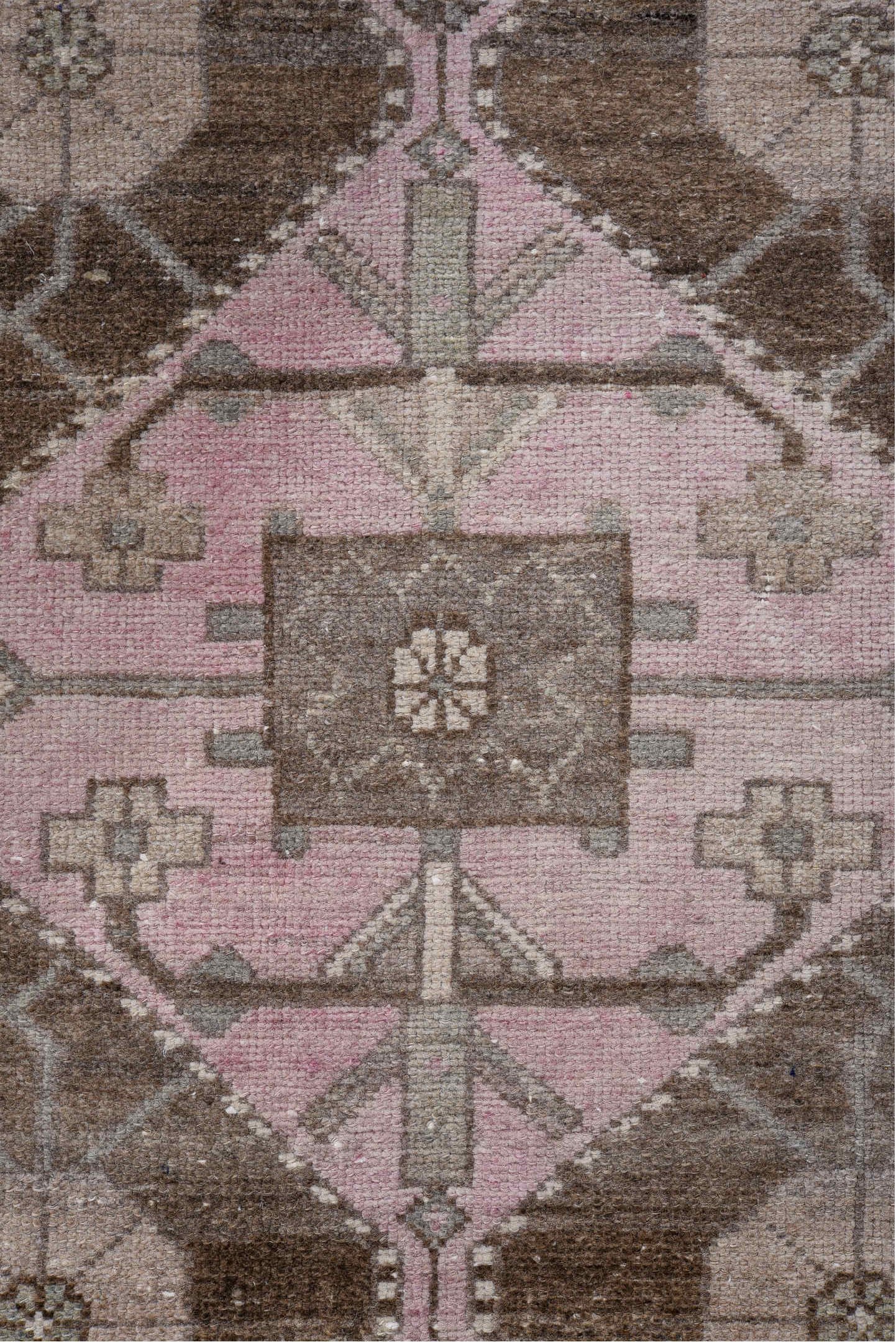 3' x 9' one-of-a-kind handmade vintage Hamadan runner rug. Color palette: blue, brown, dim gray, fiord, gray, light gray