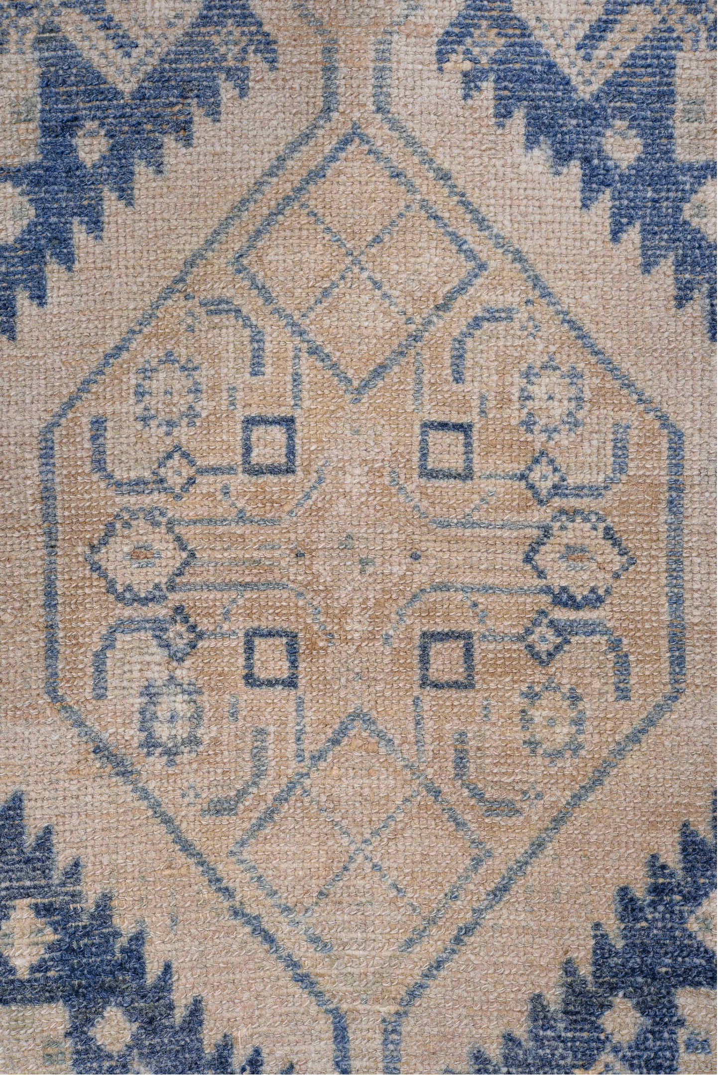 3' x 5' one-of-a-kind handmade vintage Hamadan small size rug. Color palette: blue, brown, dark gray, dim gray, fiord, gray