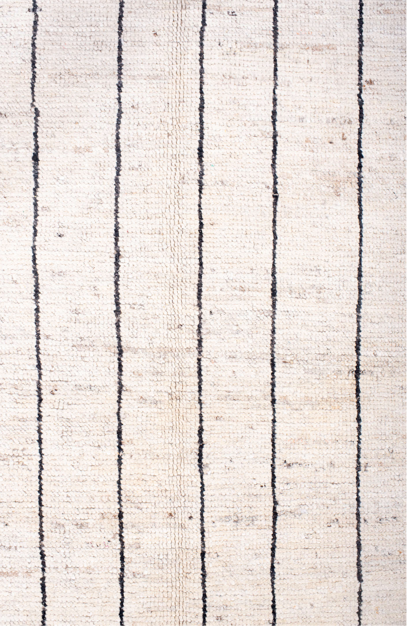 9' x 12' one-of-a-kind handmade vintage Tulu large size rug. Color palette: black, blue, dark gray, dim gray, floral white