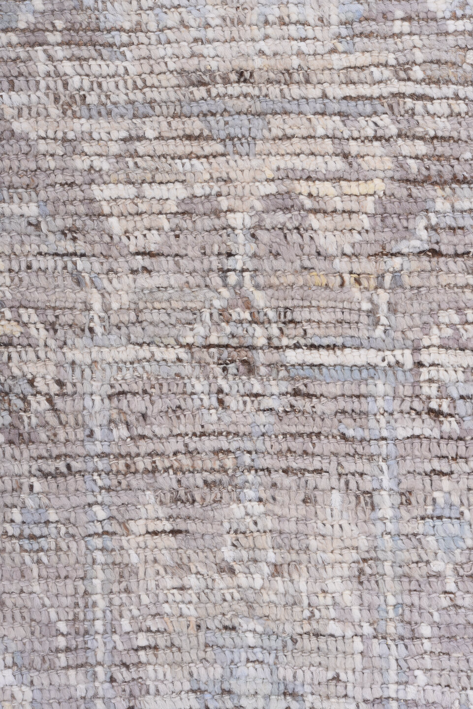 8' x 9' one-of-a-kind handmade vintage Tulu rug. Color palette: black, charcoal, dark gray, dim gray, gainsboro, gray