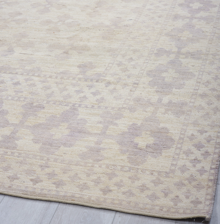 9' x 12' one-of-a-kind handmade vintage Tulu large size rug. Color palette: black, charcoal, dark gray, gainsboro, gray