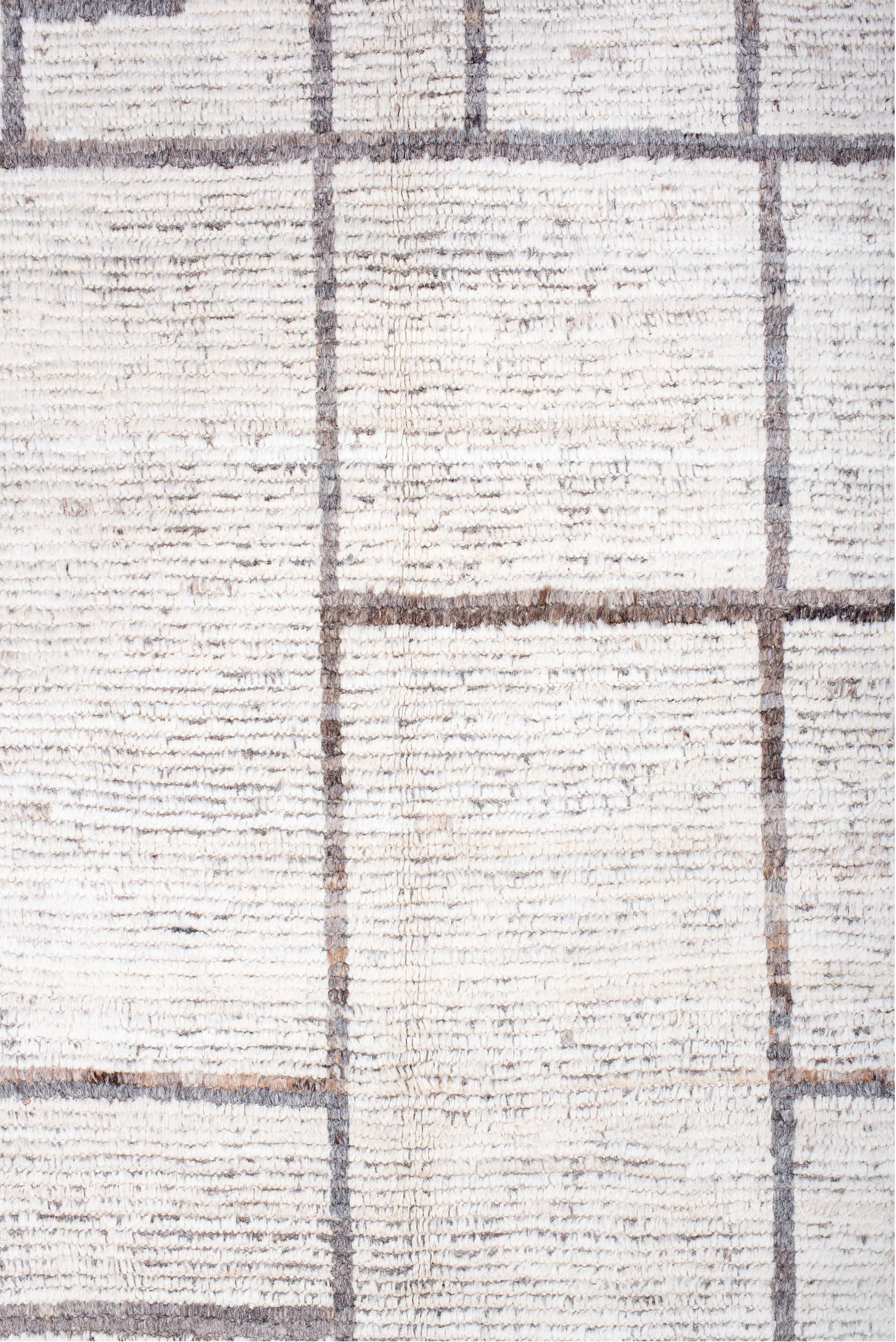 6' x 9' one-of-a-kind handmade vintage Tulu medium size rug. Color palette: dark gray, gainsboro, gray, light gray