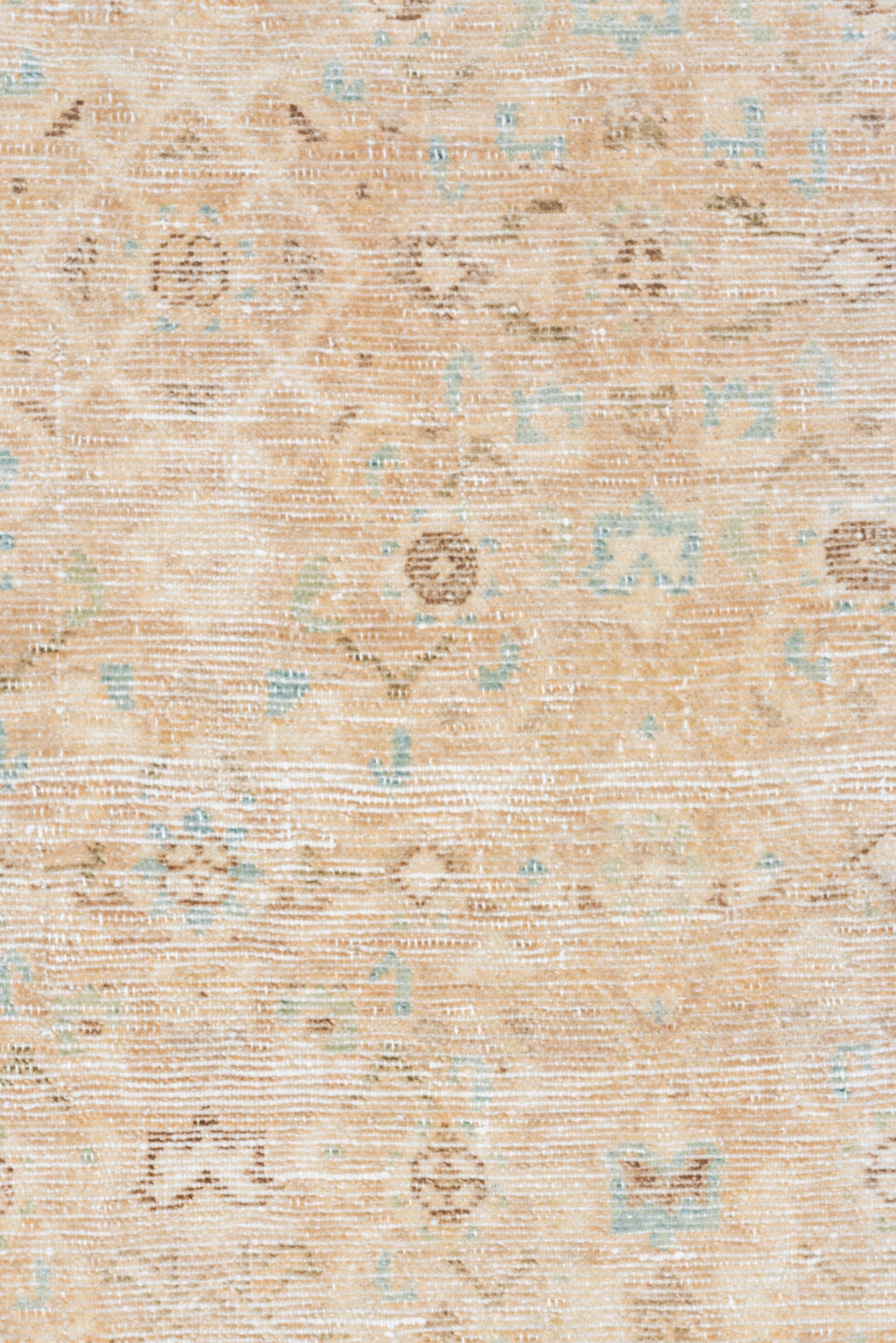 3' x 12' one-of-a-kind handmade vintage Malayer runner rug. Color palette: brown, gray, light gray, off-white, orange, pink