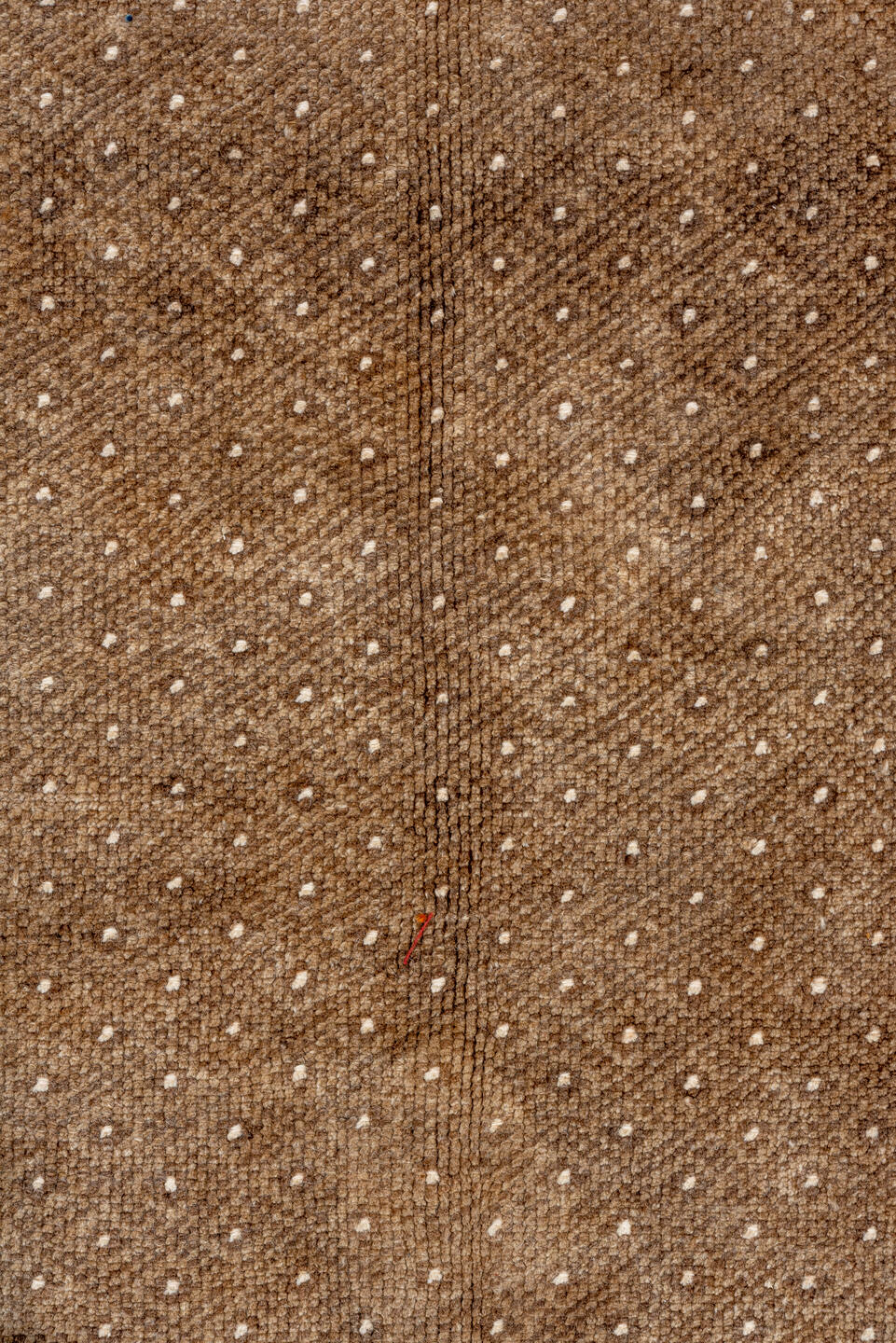 7' x 10' one-of-a-kind handmade vintage Kars large size rug. Color palette: antiquewhite, brown, gray, light gray, linen