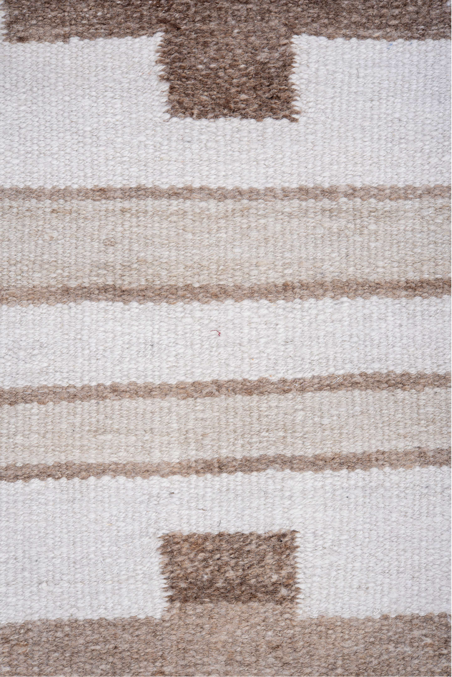 2' x 10' one-of-a-kind handmade vintage Kilim runner rug. Color palette: brown, gray, light gray, off-white, pink, silver