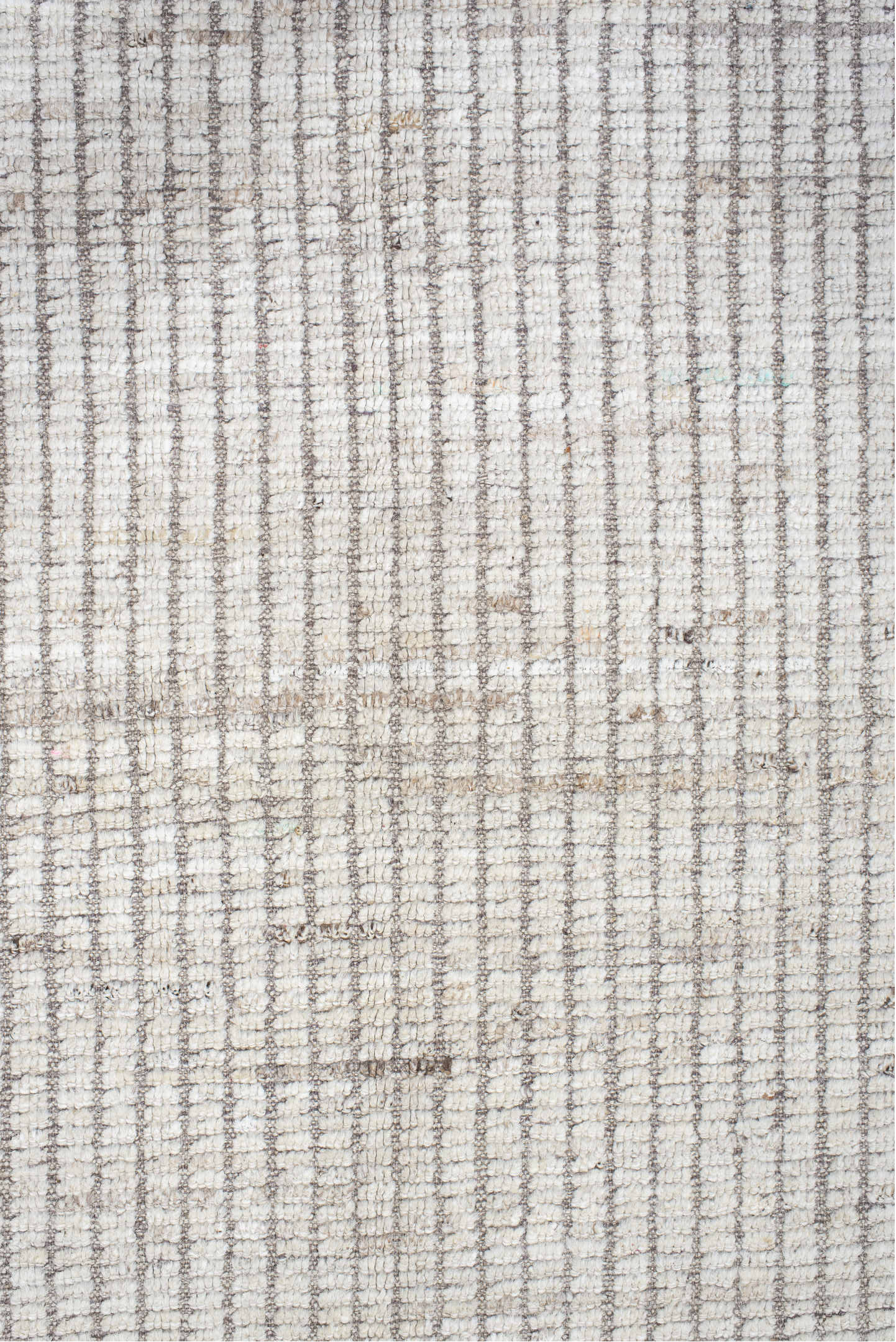 10' x 14' one-of-a-kind handmade vintage Tulu large size rug. Color palette: dark gray, dim gray, floral white, gainsboro