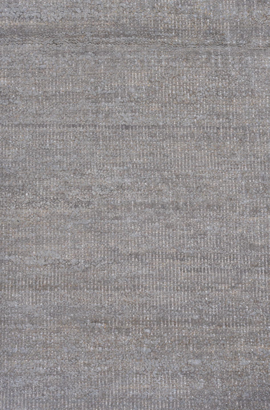 9' x 13' one-of-a-kind handmade vintage Sari Silk large size rug. Color palette: dark gray, dim gray, gray, light gray