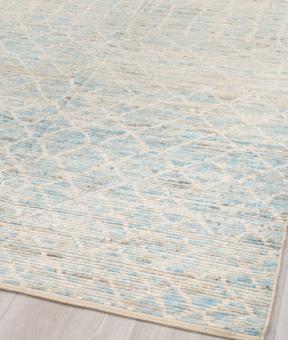 10' x 14' one-of-a-kind handmade vintage Tulu large size rug. Color palette: brown, gainsboro, gray, light gray, linen