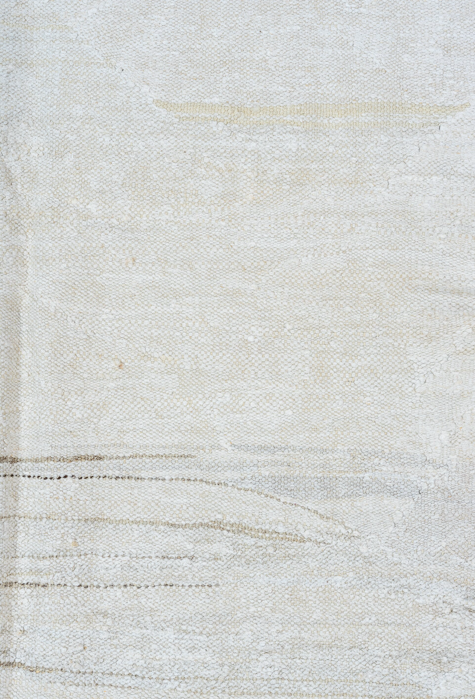 9' x 11' one-of-a-kind handmade vintage Kilim large size rug. Color palette: alice blue, azure, dim gray, gainsboro