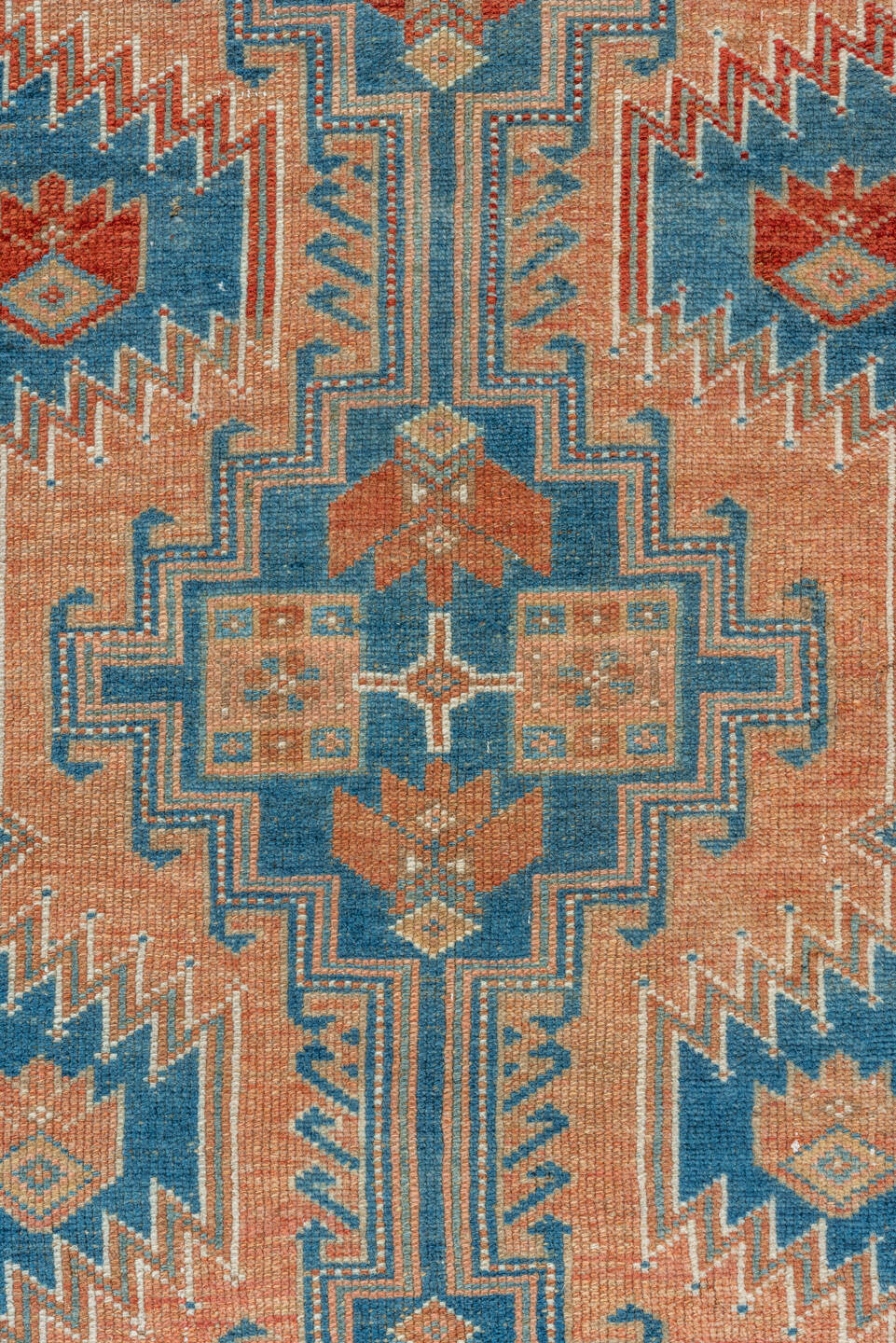 2' x 9' one-of-a-kind handmade vintage NW Persian runner rug. Color palette: arapawa, black, blue, brown, charcoal, dim gray