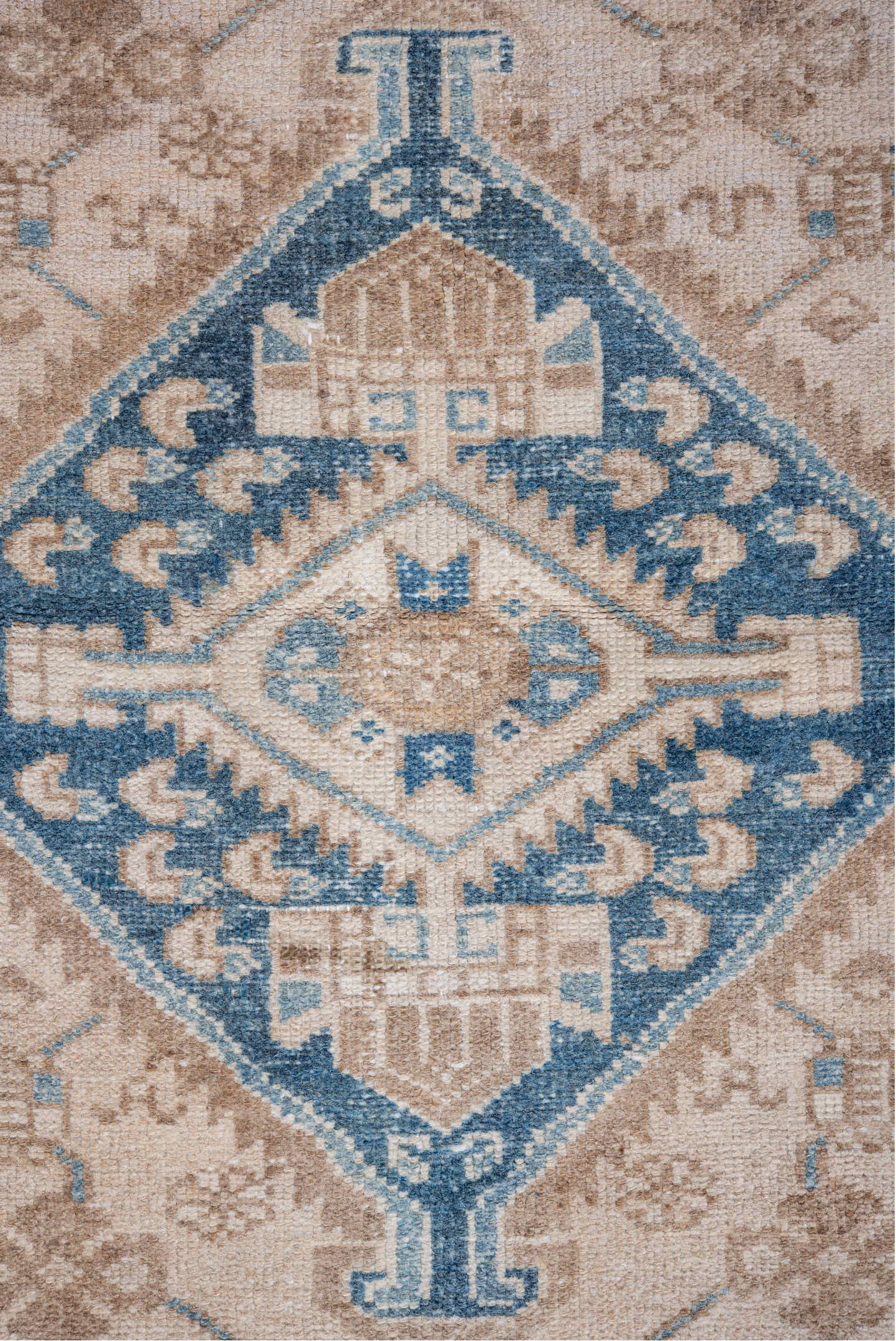 3' x 6' one-of-a-kind handmade vintage Hamadan small size rug. Color palette: arapawa, blue, brown, dark gray, dim gray