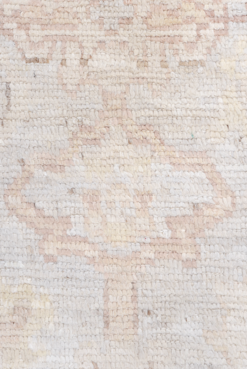 8' x 10' one-of-a-kind handmade vintage Tulu large size rug. Color palette: brown, floral white, gainsboro, gray