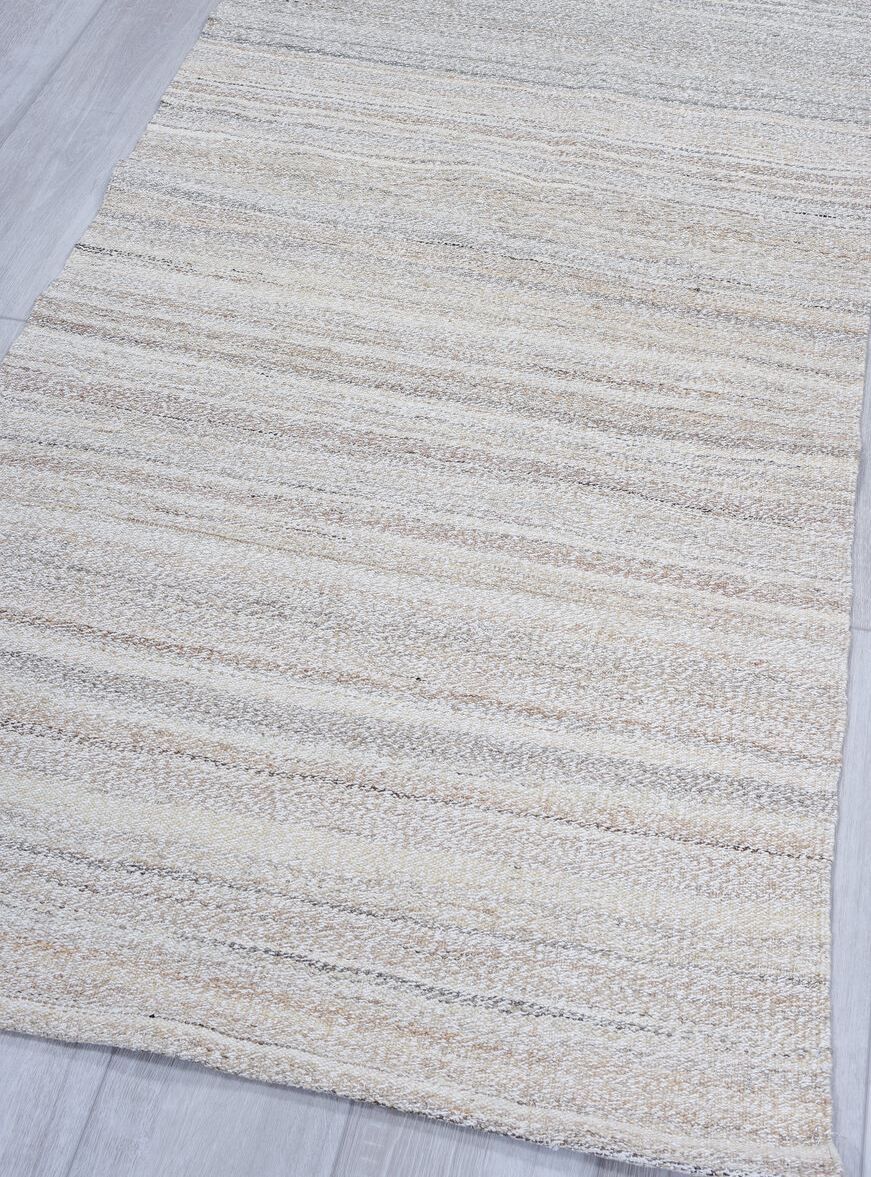 2' x 5' one-of-a-kind handmade vintage Tulu small size rug. Color palette: alice blue, dark gray, dim gray, gainsboro, gray