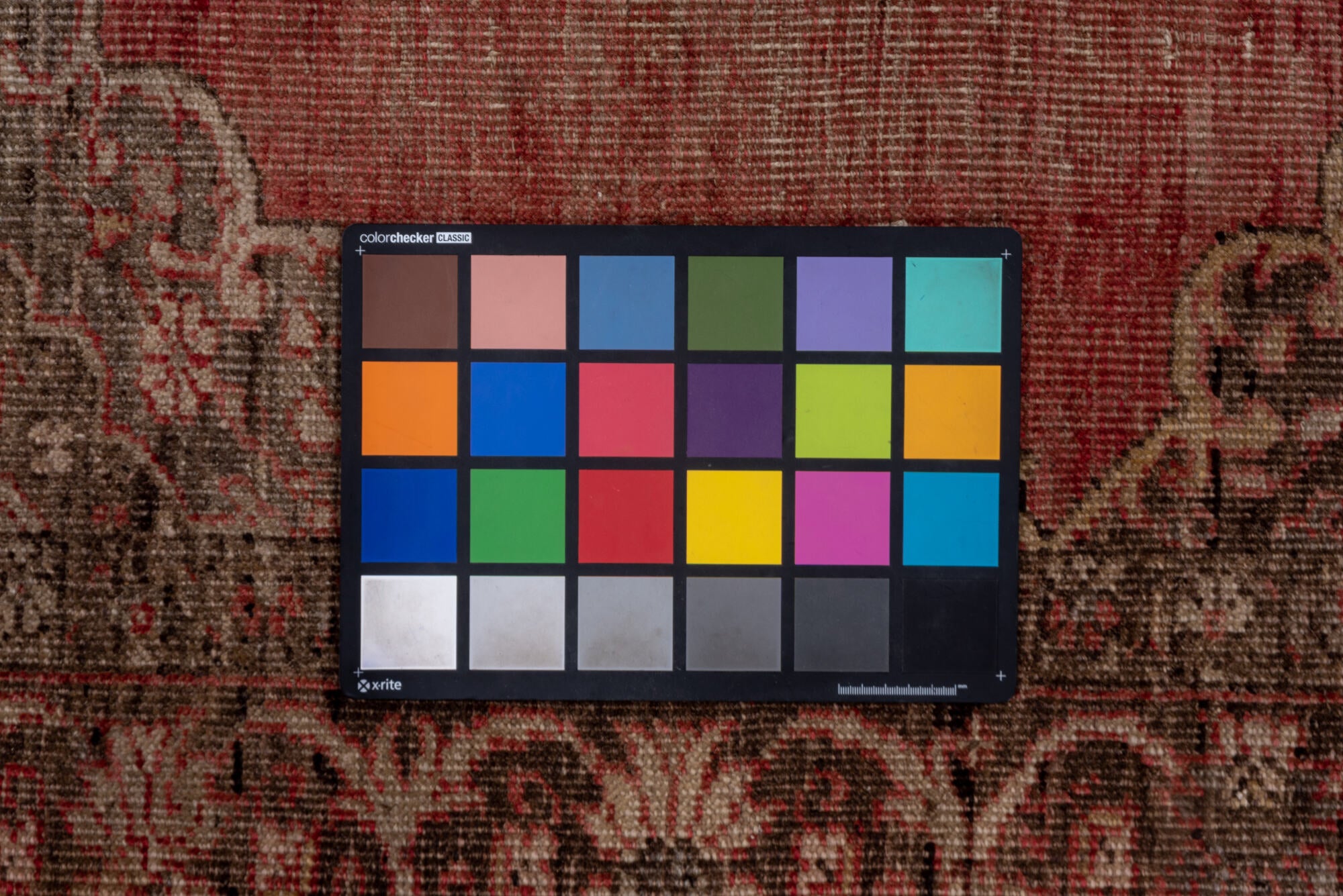 4' x 13' one-of-a-kind handmade vintage Oushak runner rug. Color palette: brown, gray, off-white, pink, red, snow, white