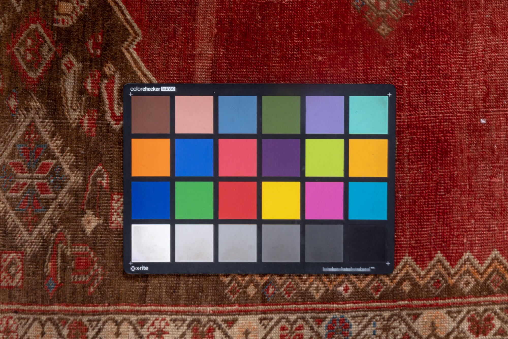 4' x 6' one-of-a-kind handmade vintage Oushak small size rug. Color palette: blue, brown, gray, pink, red, sienna