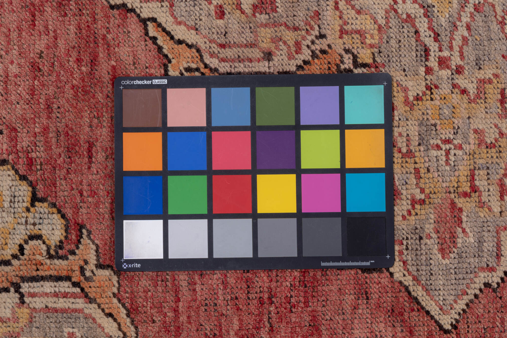 3' x 18' one-of-a-kind handmade vintage Oushak runner rug. Color palette: brown, off-white, pink, red, redwood, snow, white