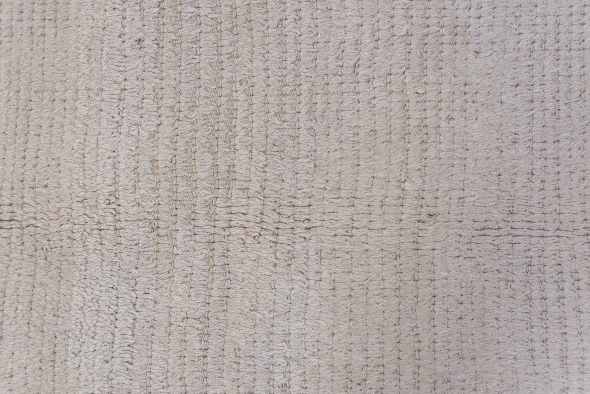 4' x 6' one-of-a-kind handmade vintage Tulu small size rug. Color palette: dark gray, gray, light gray, off-white, pink