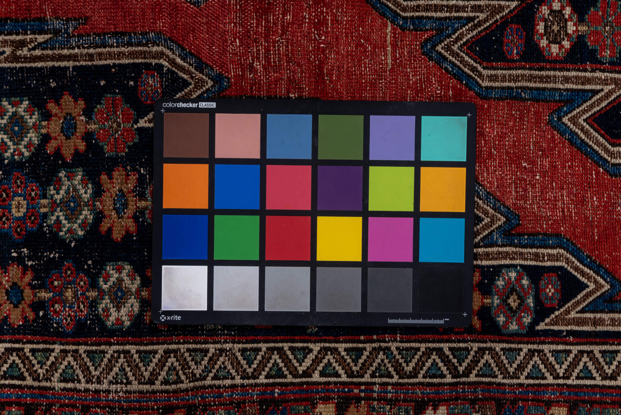 4' x 6' one-of-a-kind handmade vintage Malayer small size rug. Color palette: blue, brown, gray, pink, red