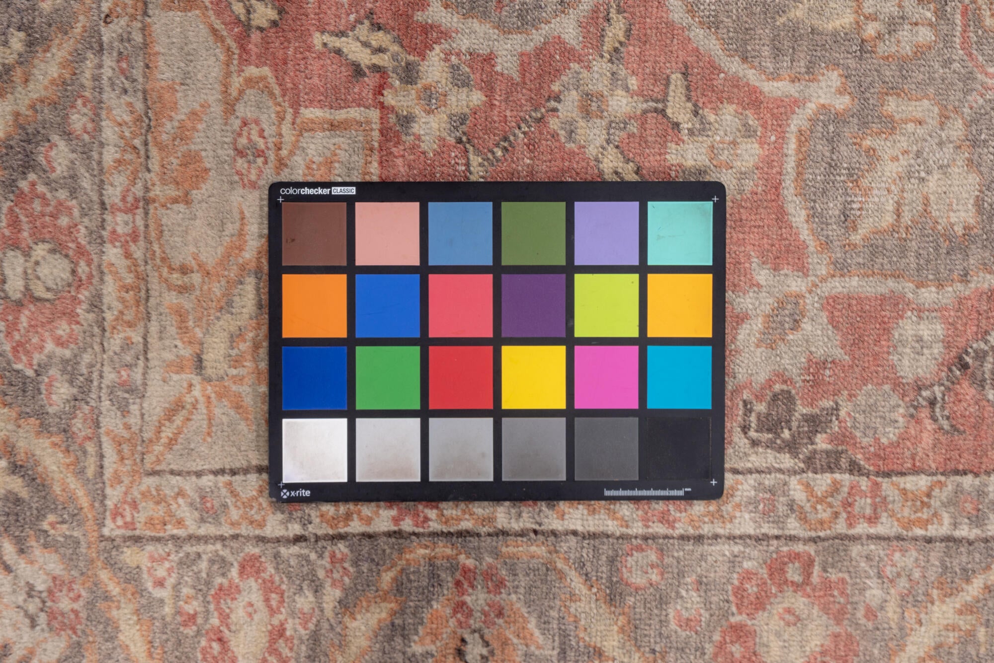 4' x 6' one-of-a-kind handmade vintage Oushak small size rug. Color palette: brown, gray, light gray, off-white, orange