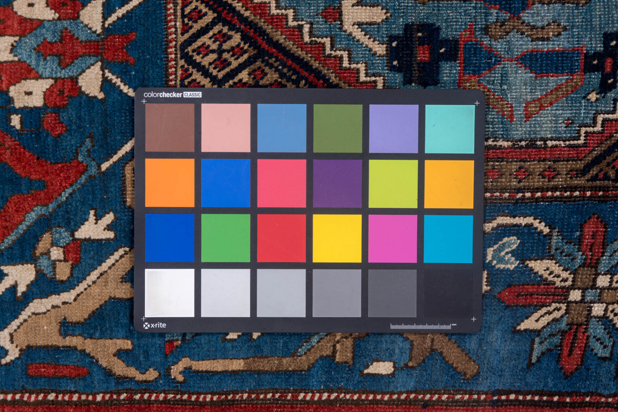 2' x 13' one-of-a-kind handmade vintage Sarab runner rug. Color palette: black, blue, brown, gray, off-white, pink, red