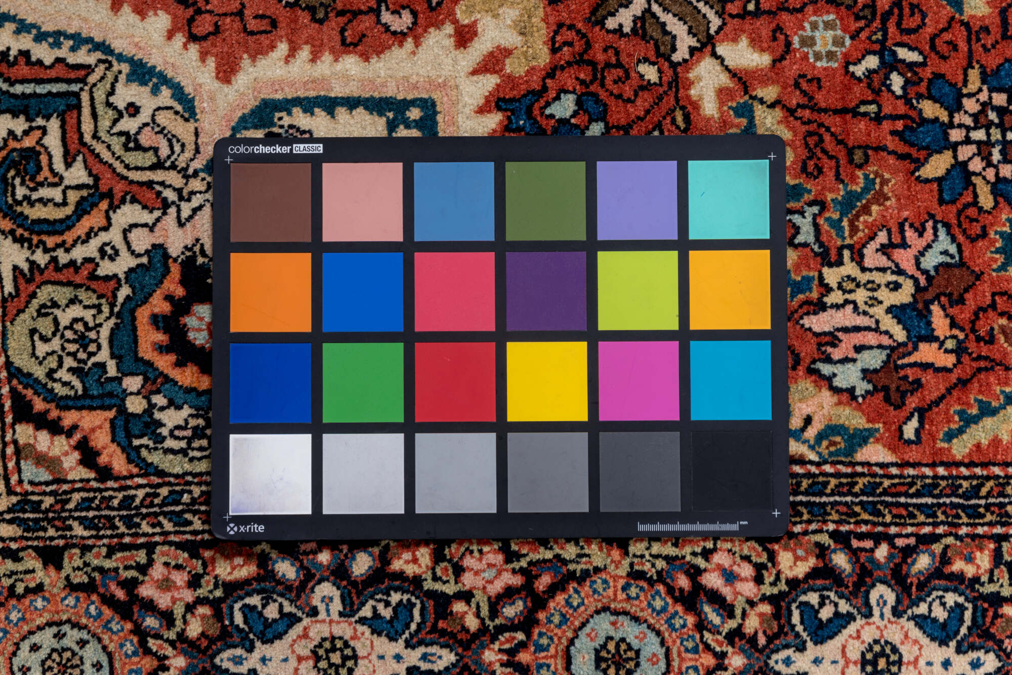 4' x 6' one-of-a-kind handmade vintage Far.Sarouk small size rug. Color palette: black, blue, brown, dark gray, gray