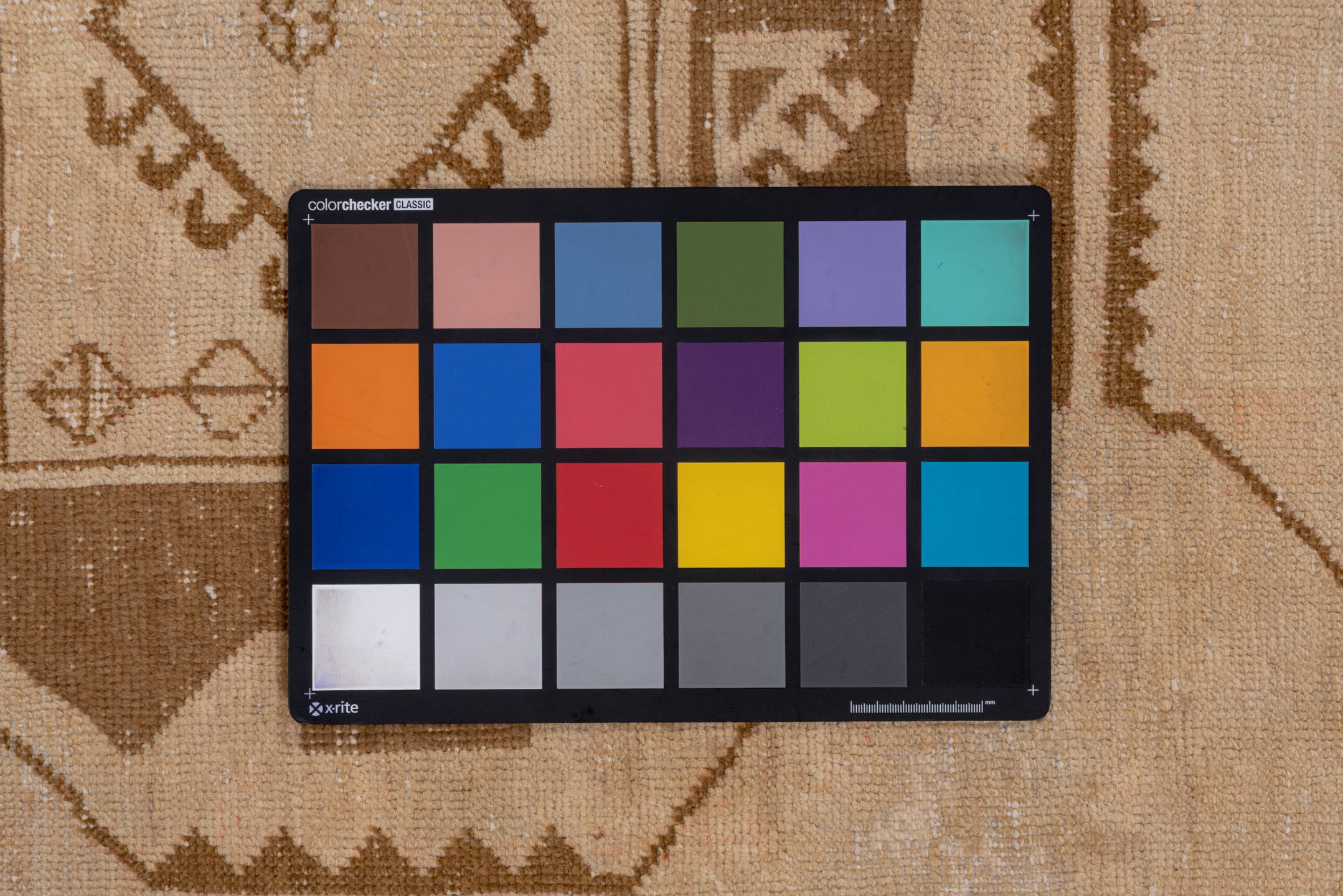 3' x 11' one-of-a-kind handmade vintage Oushak runner rug. Color palette: brown, black, off-white, gray, white, snow